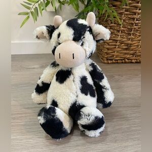 JELLYCAT Bashful Cow Stuffed Plush Toy 12”